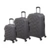 Ice Cap Plus - 3pc Set (Frost Grey) -IT Luggage Sales 32630 HK16 2528A08FrostedgreySSFrontpanel