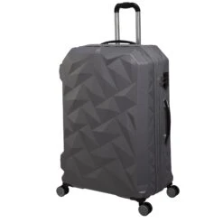 Ice Cap Plus - 3pc Set (Frost Grey) -IT Luggage Sales 32630 HK16 2528A08FrostedgreySSFrontpanel29in
