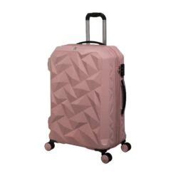 Ice Cap Plus - 3pc Set (Gossamer Pink) -IT Luggage Sales 32630 HK16 2528A08GossamerpinkSSFrontpanel25in 61b04296 3ce4 404a ab2a fbdb672816cb