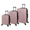 IT Luggage Cushion Lux - 3pc Set (Prada Pink) -IT Luggage Sales 32632 HK16 1646A08PradapinkwithblacktrimSSFrontpanelcopy
