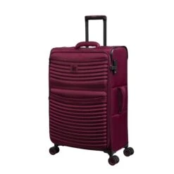 IT Luggage Precursor - 3pc Set (Dark Red) -IT Luggage Sales 32754 HK12 2883B08DarkredSSFrontpanel25in