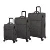 IT Luggage Citywide - 3pc Set (Charcoal) -IT Luggage Sales 32757 UK12 2648 08Charcoal Darkgullgrey SSFrontpanel