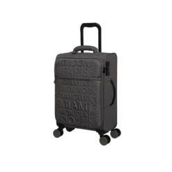 IT Luggage Citywide - 3pc Set (Charcoal) -IT Luggage Sales 32757 UK12 2648 08Charcoal Darkgullgrey SSFrontpanel18.7in