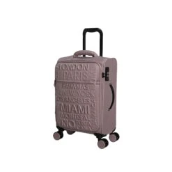 IT Luggage Citywide - 3pc Set (Pale Mauve) -IT Luggage Sales 32757 UK12 2648 08PalemauveSSFrontpanel18.7in