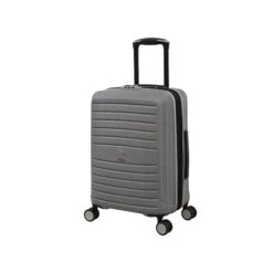 IT Luggage Eco-Protect - 3pc Set (Elephant Skin) -IT Luggage Sales 32759 UK16 2910E08GreyskinS735SSFrontpanel18.9in
