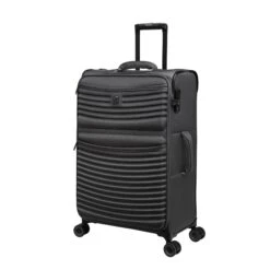 IT Luggage Precursor - 3pc Set (Charcoal) -IT Luggage Sales 32769 HK12 2883B08CharcoalSSFrontpanel25in