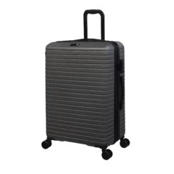 Attuned - 3pc Set (Charcoal) 16 Attuned - 3pc Set (Charcoal) -IT Luggage Sales 32772 UK16 2620 08CharcoalgreySSFrontpanel25in