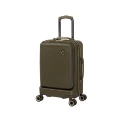 Rapidity - 3pc Set (Dark Olive) 17 Rapidity - 3pc Set (Dark Olive) -IT Luggage Sales 32798 UK16 2911 08DarkoliveSSFrontpanel18.5in cabin