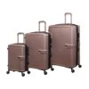 IT Luggage Helixian - 3pc Set (Metallic Rose Gold) -IT Luggage Sales 32898 UK16 2842 08MetallicrosegoldS397SSFrontpanel