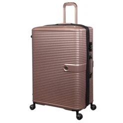 IT Luggage Helixian - 3pc Set (Metallic Rose Gold) -IT Luggage Sales 32898 UK16 2842 08MetallicrosegoldS397SSFrontpanel29in