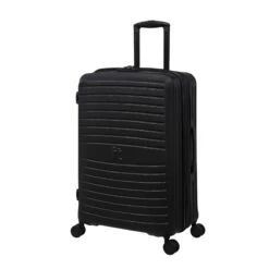 IT Luggage Eco-Protect - 4pc Set (Black) -IT Luggage Sales 32913 UK16 2910E08BlackSSFrontpanel25in