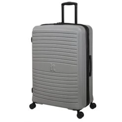IT Luggage Eco-Protect - 4pc Set (Silver) -IT Luggage Sales 32913 UK16 2910E08SilverSSFrontpanel29in