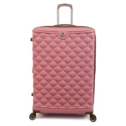IT Luggage Indulging - 4pc Set (Flamingo Pink) 24 IT Luggage Indulging - 4pc Set (Flamingo Pink) -IT Luggage Sales 32964 UK16 3039 08FlamingoPinkSSFrontpaneldirectly29in
