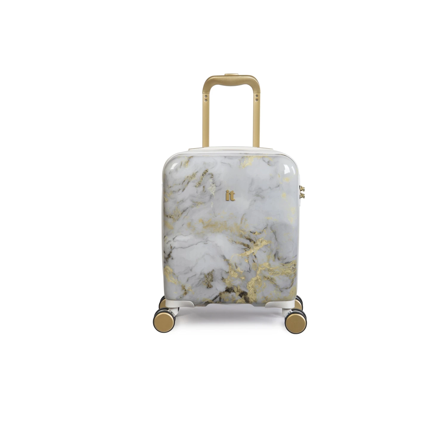IT Luggage Sheen - Underseat (Gold Greyscale Marble) 3 IT Luggage Sheen - Underseat (Gold Greyscale Marble)