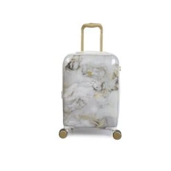 IT Luggage Sheen - 4pc Set (Gold Greyscale Marble) -IT Luggage Sales 32980 UK16 2269B08GoldgreyscalemarbleSSFrontpaneldirect18.9in