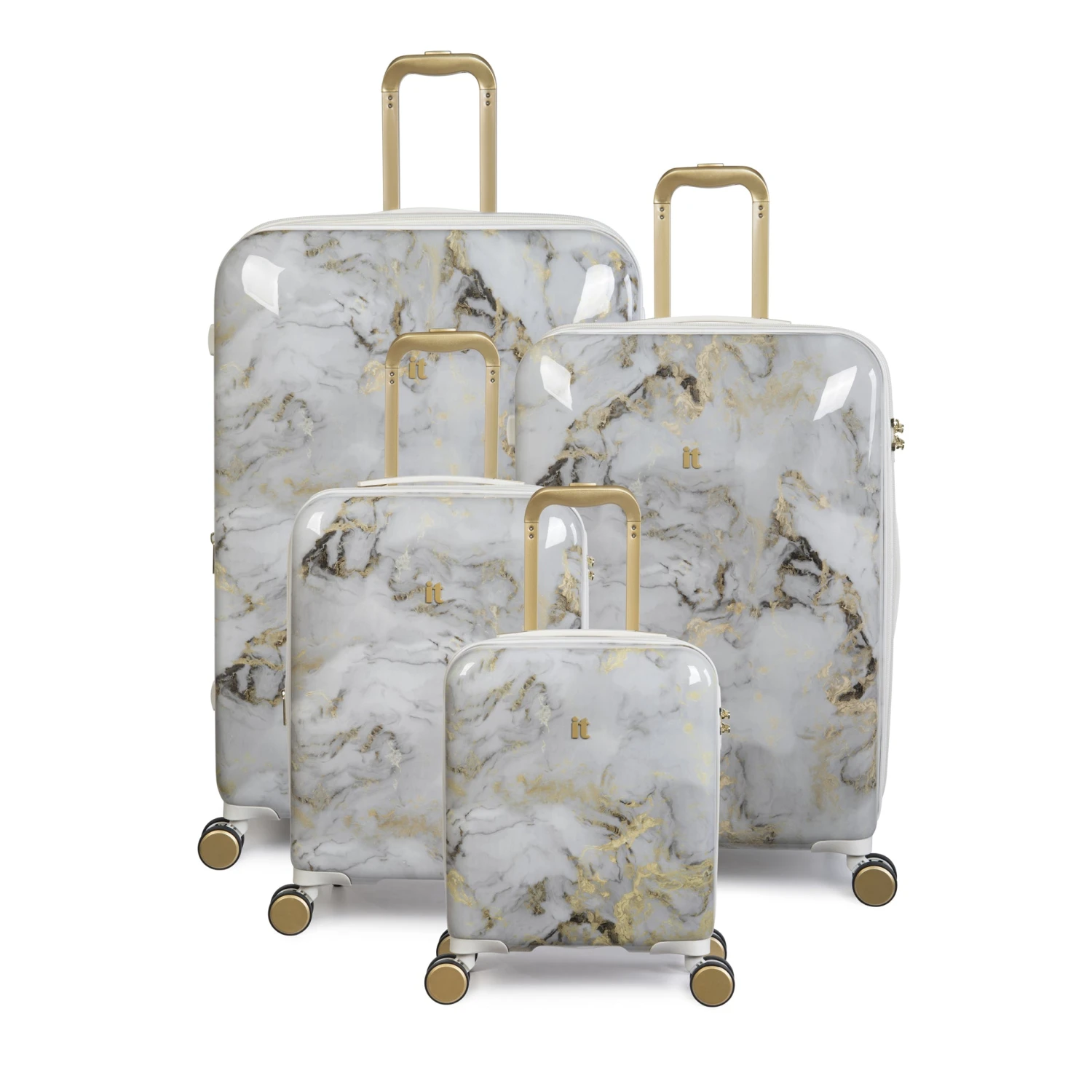 IT Luggage Sheen - Underseat (Gold Greyscale Marble) 11 IT Luggage Sheen - Underseat (Gold Greyscale Marble) - Image 9