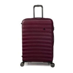 IT Luggage Fusional - 4pc Set (Dark Red) 23 IT Luggage Fusional - 4pc Set (Dark Red) -IT Luggage Sales 32987A UK16 2920 08DarkredsS055SSFrontpaneldirectly25in