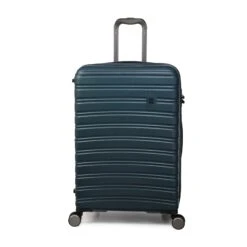 IT Luggage Fusional - 4pc Set (Mediterranean Green) -IT Luggage Sales 32987A UK16 2920 08MediterraneagreenS730SSFrontpaneldirectly25in