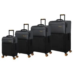 Duo-Tone - Extra Large (Pewter & Black) -IT Luggage Sales 33080 UK12 1519B08Pewter BlackSSFrontpanel dafb81aa faf6 4a65 aed5 bd6f5ab966cb