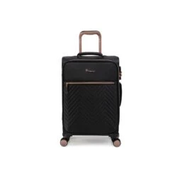 IT Luggage Bewitching - 5pc Set (Black) -IT Luggage Sales 33095 UK12 2686 08BlackSSFrontpaneldircetly19.4in