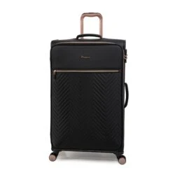 IT Luggage Bewitching - 5pc Set (Black) -IT Luggage Sales 33095 UK12 2686 08BlackSSFrontpaneldircetly27.9in