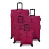 IT Luggage Trinary - 4pc Set (Viva Magenta) -IT Luggage Sales 33167 UK12 2875 08Magentablush Vivamagenta SSFrontpaneldirectly2