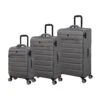 IT Luggage Census - 3pc Set (Grey Skin) -IT Luggage Sales 33170 UK12 3051 08GreyskinSSFrontpanel