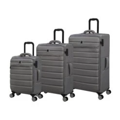 IT Luggage Census - Large (Grey Skin) -IT Luggage Sales 33170 UK12 3051 08GreyskinSSFrontpanel 42587242 5d27 4e05 ac9a 7e95e1a21bb9
