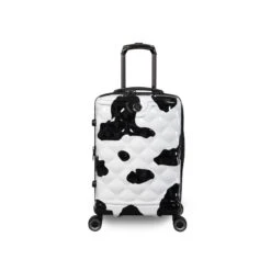 IT Luggage Indulging - 4pc Set (Moo Cow Print) 29 IT Luggage Indulging - 4pc Set (Moo Cow Print) -IT Luggage Sales 33198 UK16 3039A08Moocowblack whiterepeatprintSSFrontpaneldirectly18.5in