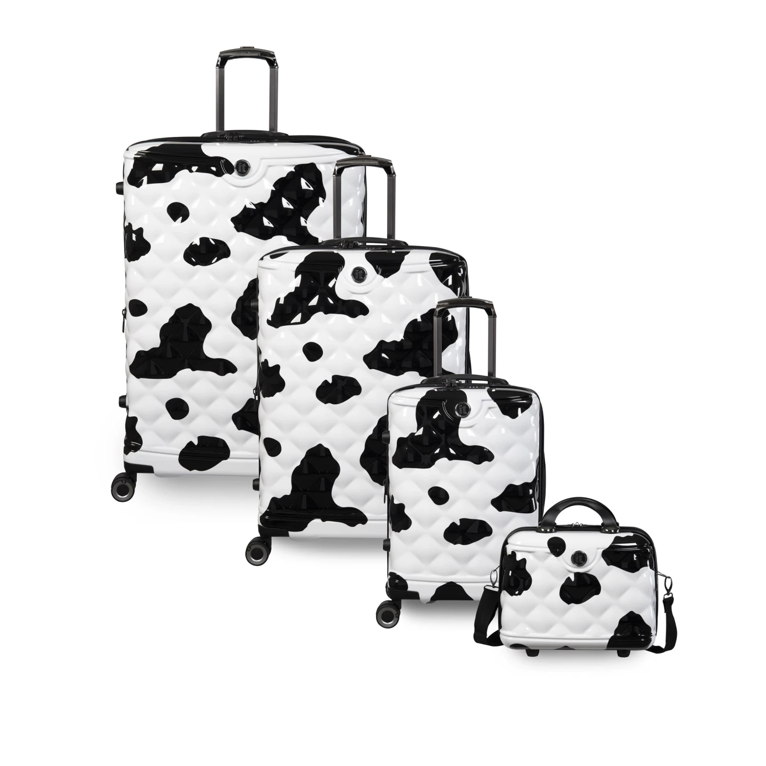 IT Luggage Indulging - 4pc Set (Moo Cow Print) 8 IT Luggage Indulging - 4pc Set (Moo Cow Print) - Image 6