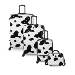 IT Luggage Indulging II - Cabin With Pocket (Moo Cow Print) 30 IT Luggage Indulging II - Cabin With Pocket (Moo Cow Print) -IT Luggage Sales 33198 UK16 3039A08Moocowblack whiterepeatprintSSFrontpaneldirectlyset3 53ecc5ad c318 4ec4 b250 bbc09f56dd83