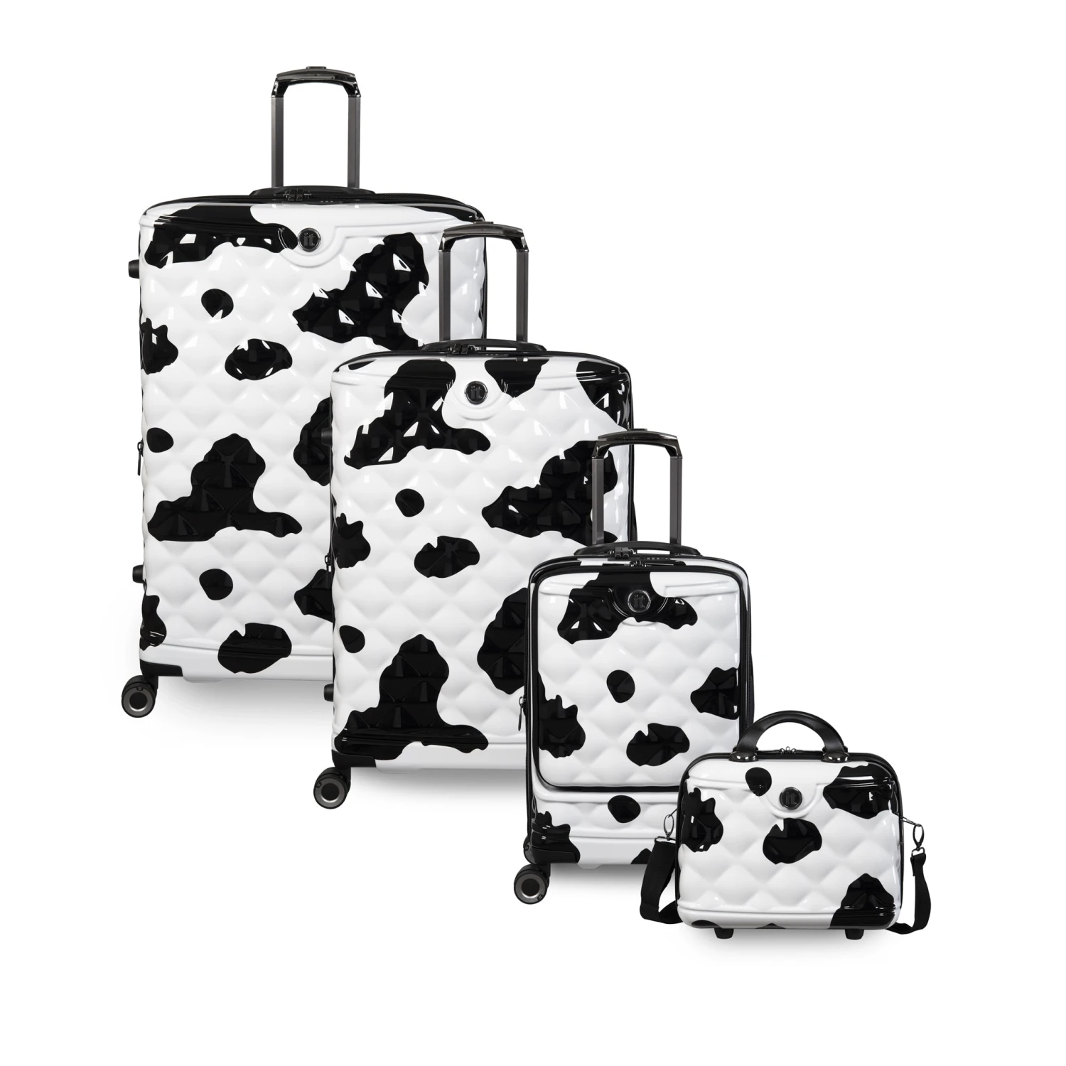 IT Luggage Indulging II - 4pc Set (Moo Cow Print) 8 IT Luggage Indulging II - 4pc Set (Moo Cow Print) - Image 6