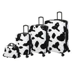 IT Luggage Indulging - Medium Plus (Moo Cow Print) 29 IT Luggage Indulging - Medium Plus (Moo Cow Print) -IT Luggage Sales 33198 UK16 3039A08Moocowblack whiterepeatprintSSFrontpanelset2 3e152662 94ba 4587 bc32 b3c3f6475e6b