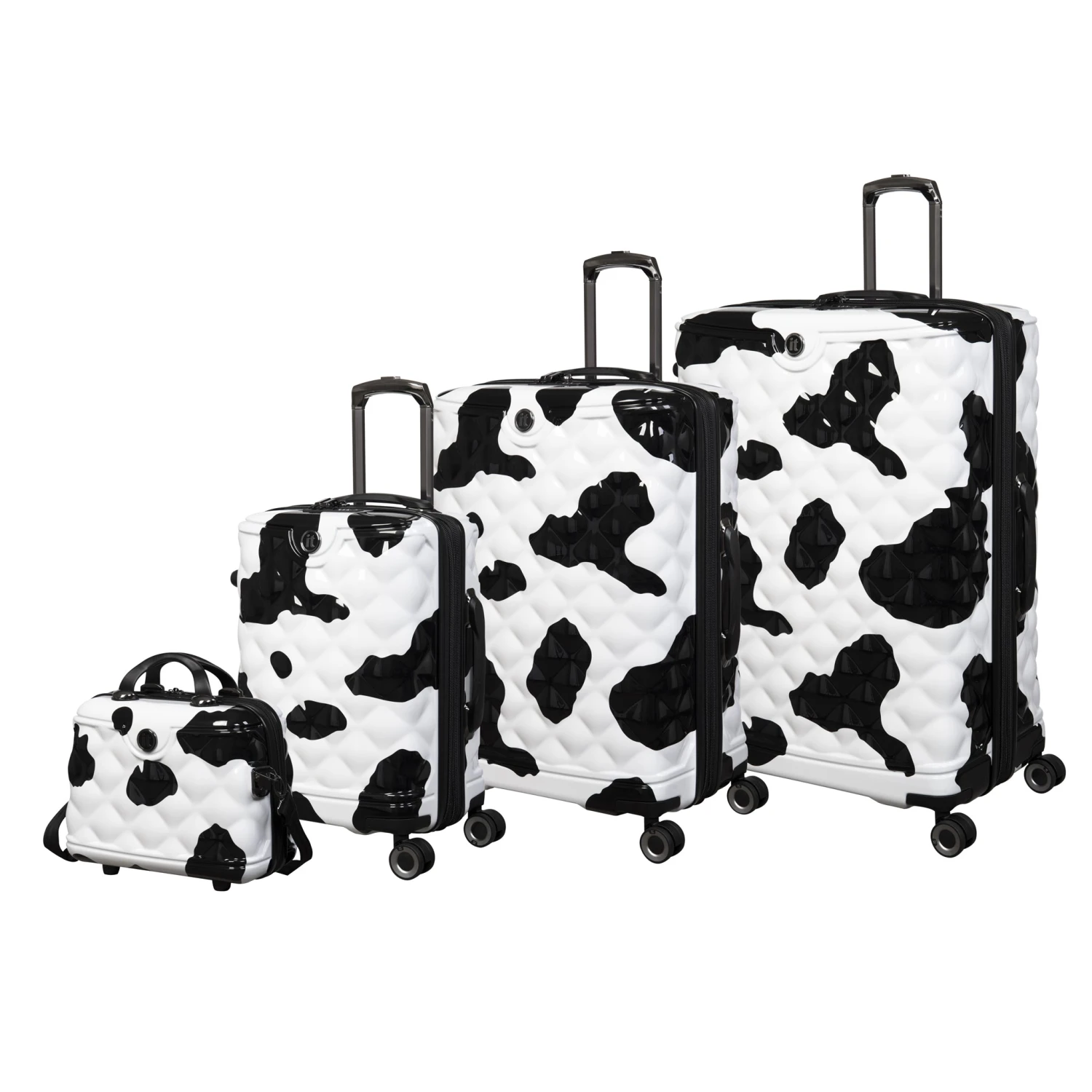 IT Luggage Indulging - Vanity Case (Moo Cow Print) 10 IT Luggage Indulging - Vanity Case (Moo Cow Print) - Image 8