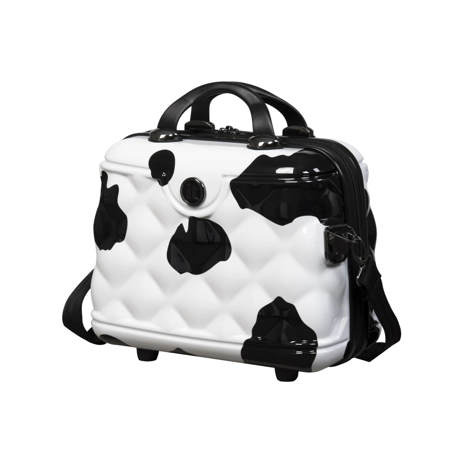 IT Luggage Indulging - Vanity Case (Moo Cow Print) 6 IT Luggage Indulging - Vanity Case (Moo Cow Print) - Image 4