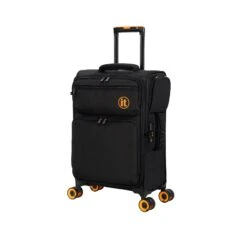 Simultaneous - 3pc Set (Black) 31 Simultaneous - 3pc Set (Black) -IT Luggage Sales 33202 UK12 2900 08BlackSSFrontpanel19.5in