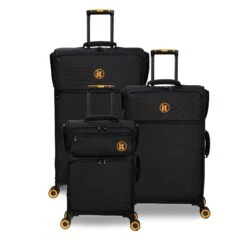 Simultaneous - Cabin (Black) 31 Simultaneous - Cabin (Black) -IT Luggage Sales 33202 UK12 2900 08BlackSSFrontpaneldirectlyset2 e8e5a0cf 1f20 4965 8afd ff36d91d7387