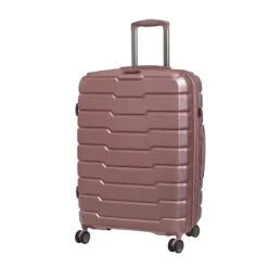 Prosperous - 3pc Set (Metallic Pink) -IT Luggage Sales 60660 US16 2379 08Metallicpink S832Frontpanel25in