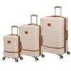 IT Luggage Replicating - 3pc Set (Cream) -IT Luggage Sales 61284 US16 2632 08ButtercreamS176SSFrontpanel 9f6d5d15 cab4 4dcf acb4 0107ca3e047a