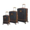 IT Luggage Replicating - 3pc Set (Charcoal) -IT Luggage Sales 61284 US16 2632 08DarkshadowwithalmondtrimS015SSFrontpanel