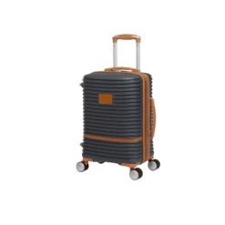 IT Luggage Replicating - 3pc Set (Charcoal) -IT Luggage Sales 61284 US16 2632 08DarkshadowwithalmondtrimS015SSFrontpanel18.5in