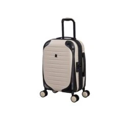 IT Luggage Lineal - 3pc Set (Oyster) -IT Luggage Sales 61328 US16 2631 08OystergrayS821SSFrontpanel18.5in