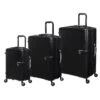 IT Luggage Helixian - 3pc Set (Black) -IT Luggage Sales 61334 US16 2842 08BlackS001SSFrontpanel