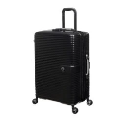 IT Luggage Helixian - 3pc Set (Black) 15 IT Luggage Helixian - 3pc Set (Black) -IT Luggage Sales 61334 US16 2842 08BlackS001SSFrontpanel25in