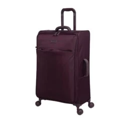 IT Luggage Lustrous - 3pc Set (Aubergine) -IT Luggage Sales 61362 US12 2194 08AubergineS025Frontpanel25inB