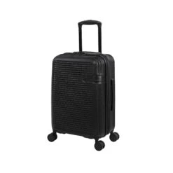 IT Luggage Valiant - 4pc Set (Black) -IT Luggage Sales 61437 US16 2914 08BlackS001SSFrontpanel18.9in
