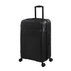 IT Luggage Valiant - 4pc Set (Black) -IT Luggage Sales 61437 US16 2914 08BlackS001SSFrontpanel25in