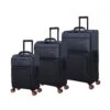 Duo-Tone - 3pc Set (Vintage Indigo & India Ink) -IT Luggage Sales 61560 US12 1519B08VintageindigoandIndiainkM334SSFrontpanel