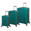 IT Luggage Replicating - 3pc Set (Verdigris) -IT Luggage Sales 61586 US16 2632 08VerdigrisSSFrontpanel