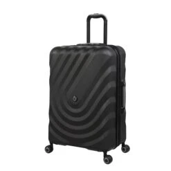 Eco-Pulse - 3pc Set (Black) -IT Luggage Sales 61607 US16 3013E08BlackS001SSFrontpanel25in